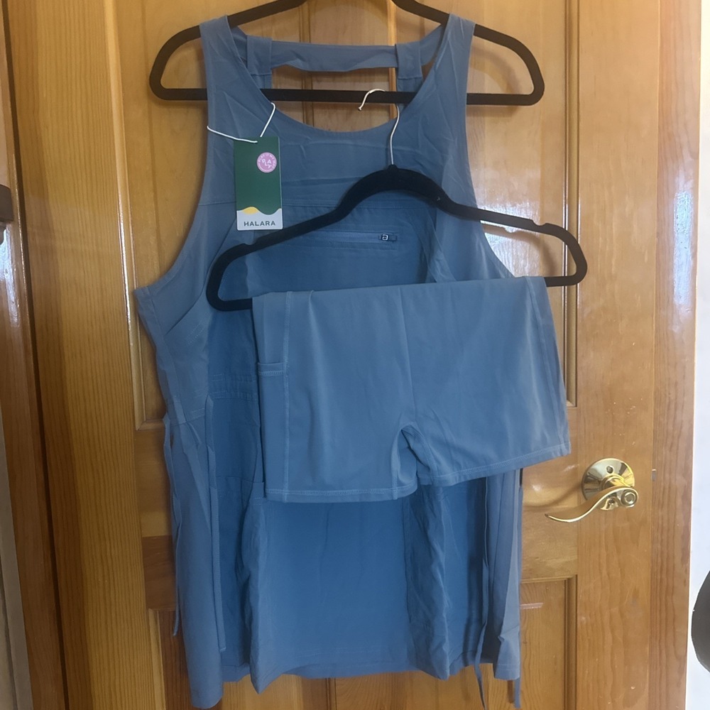 Halara‎ Softlyzero Plush Dress And Shorts Set Womens XS Lounge Comfort NEW